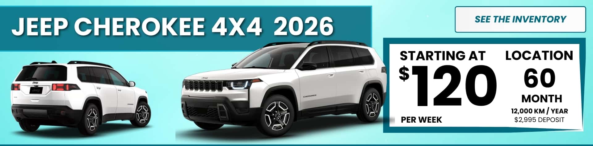 Jeep Cherokee 4x4 2026 - February