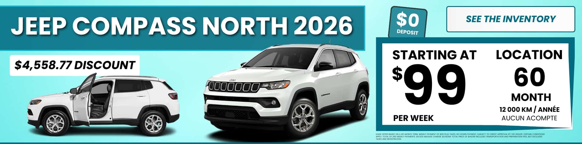 Jeep Compass North 4x4 2026 - February