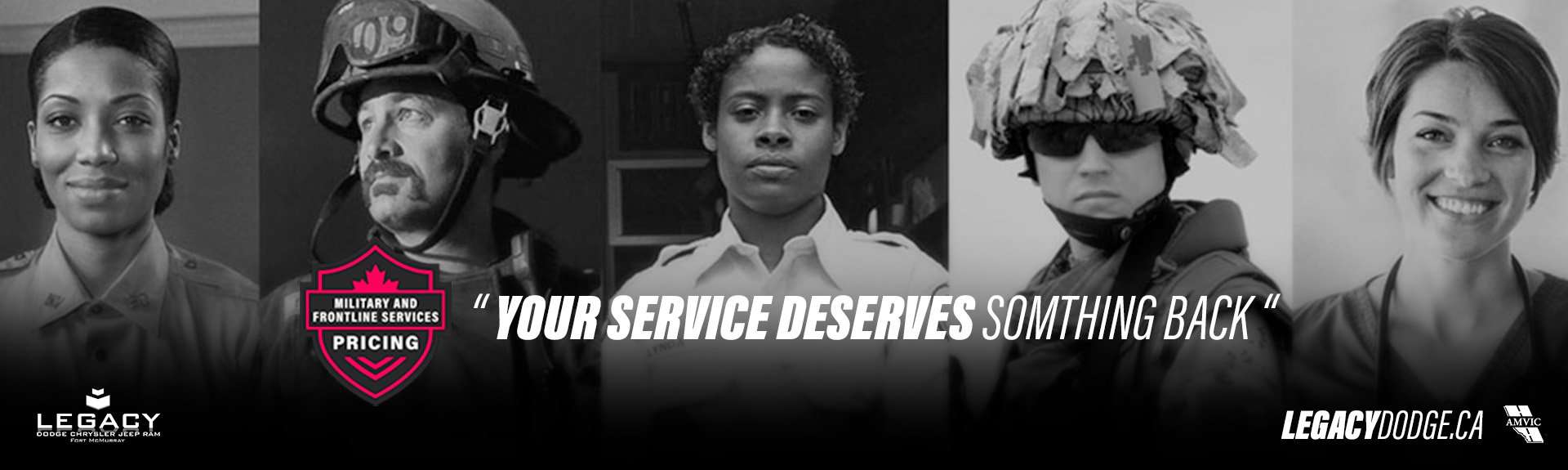 Military and frontline services pricing