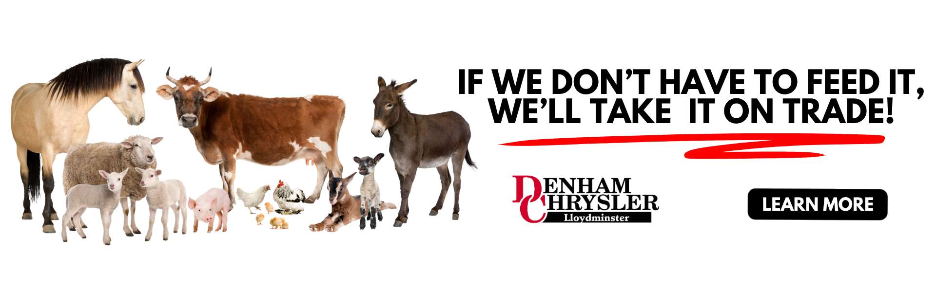 Denham Chrysler Jeep Lloydminster Trade-In information.