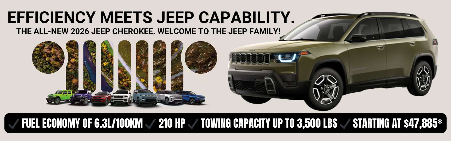 Image of a new 2026 Jeep Cherokee