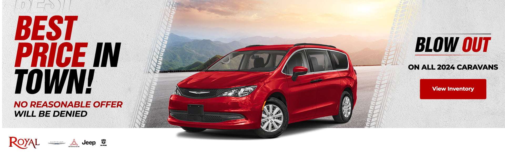 2024 Chrysler Caravan Blowout Sale Banner