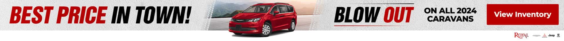 2024 Chrysler Caravan Blowout Sale Banner