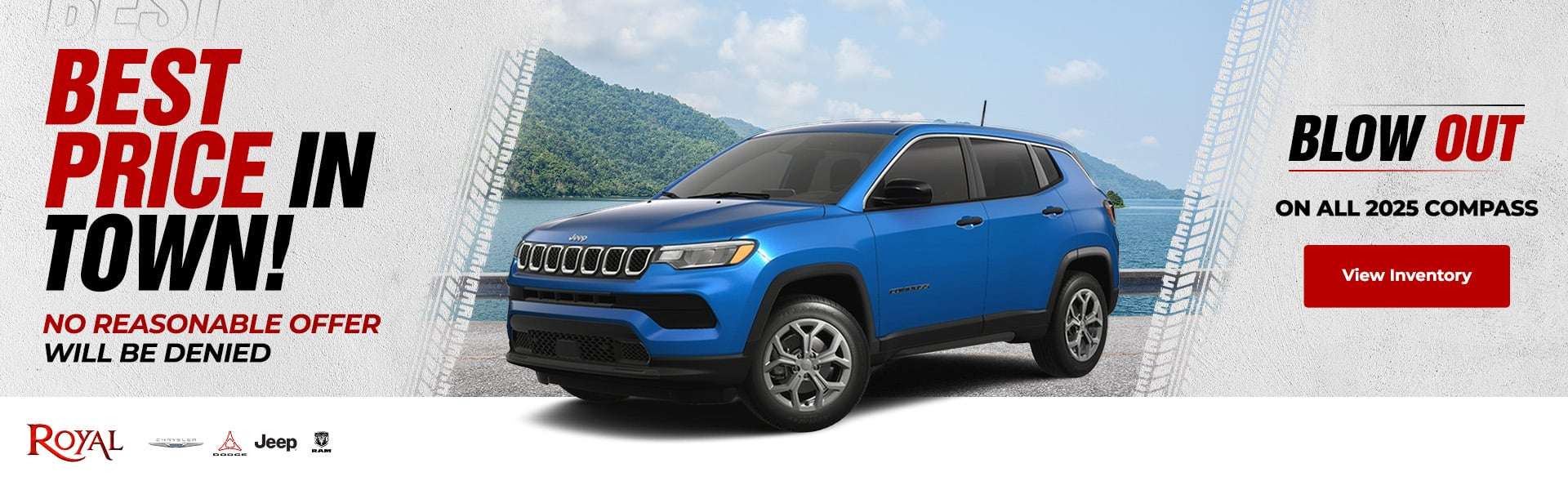 2025 Jeep Compass Best Price Banner
