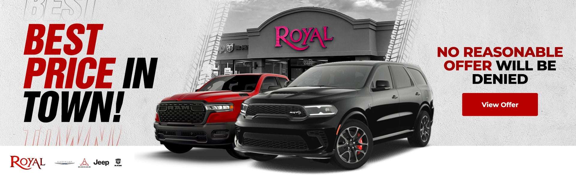Royal Dodge Jeep Ram Best Price Offer Banner