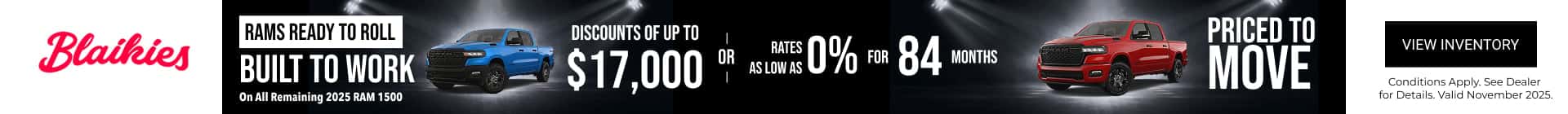 2025 RAM 1500 - Promo