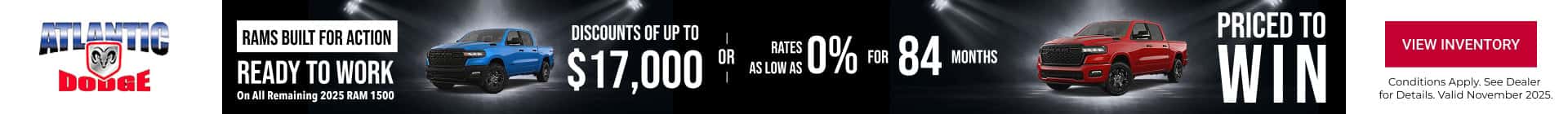 2025 RAM 1500 - Promo