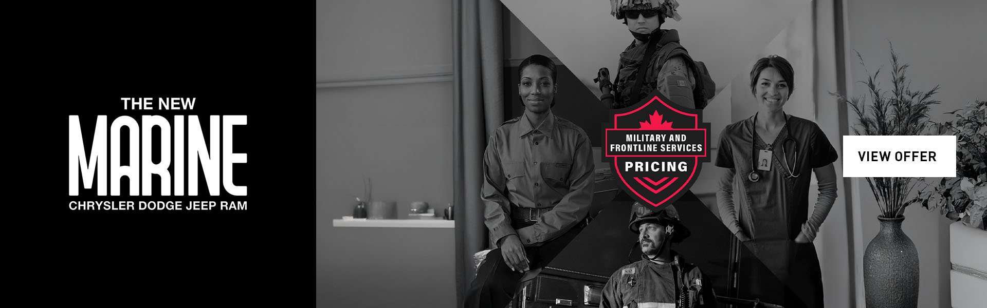 New Marine Chrysler Ad Military Frontline Pricing