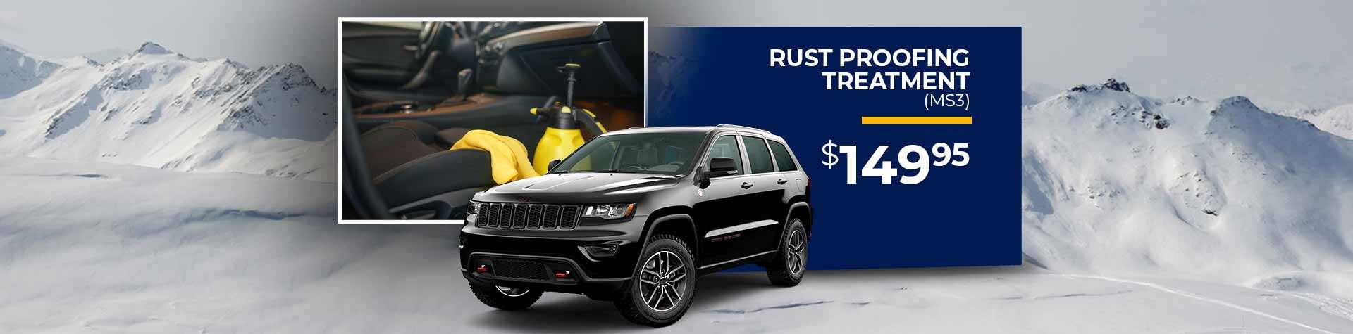 Promotions anti-rust treatment Champlain Dodge Chrysler Dodge Jeep RAM