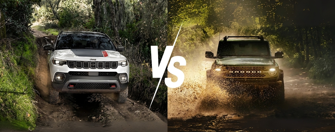 Urban Explorer Meets Off-Road Icon: 2025 Jeep Compass vs. 2025 Ford Bronco