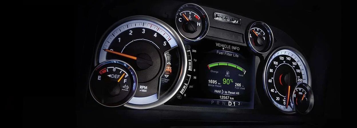 2017 Ram 3500 Speedometer