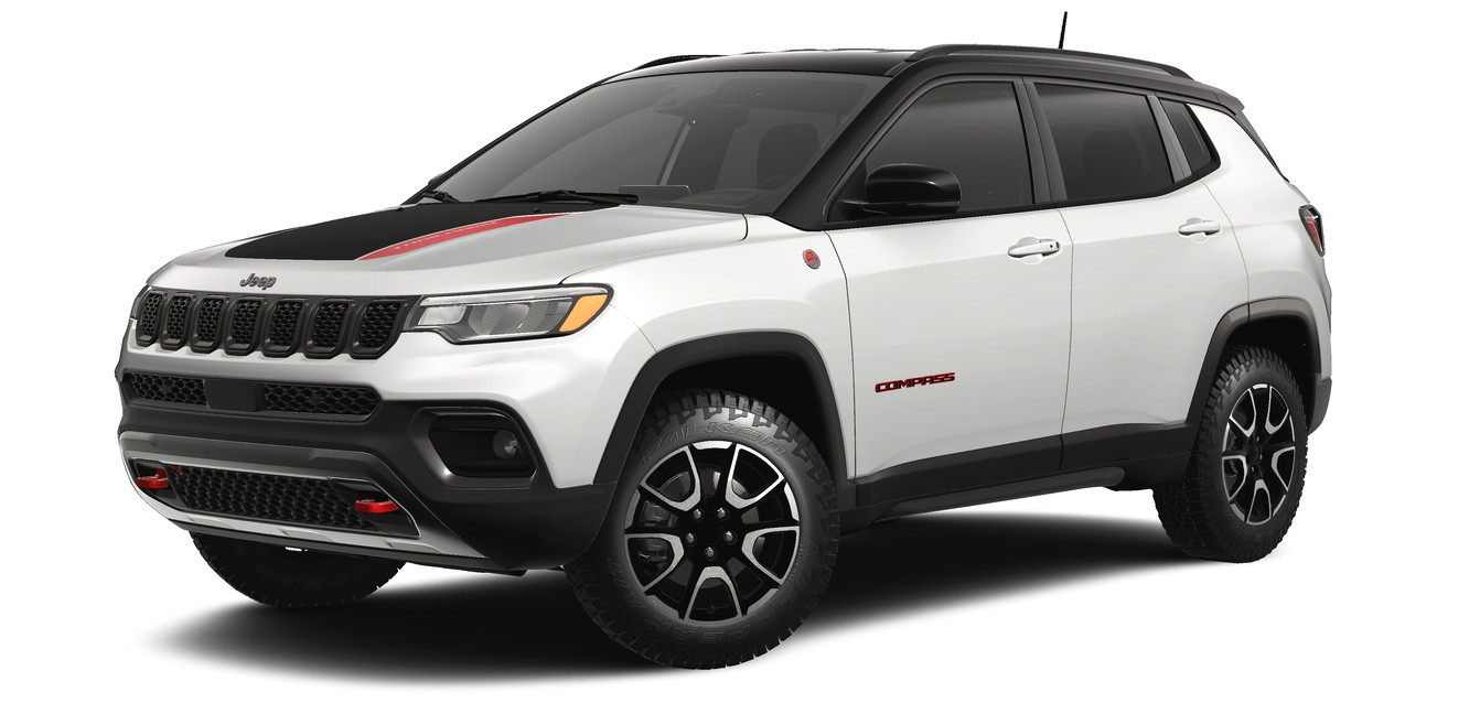 Jeep Compass Trailhawk 2025 blanc.