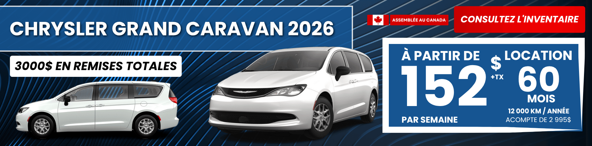 Chrysler Grand Caravan Sxt 2026 - novembre