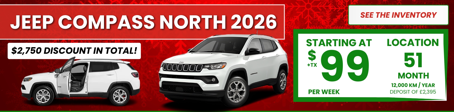 JEEP COMPASS NORTH - December