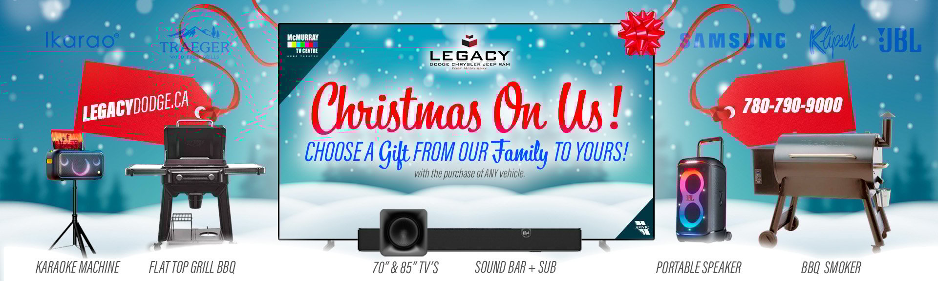 Christmas on us-Choose a gift
