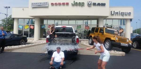 Unique Chrysler Charitable Support ice bucket challenge