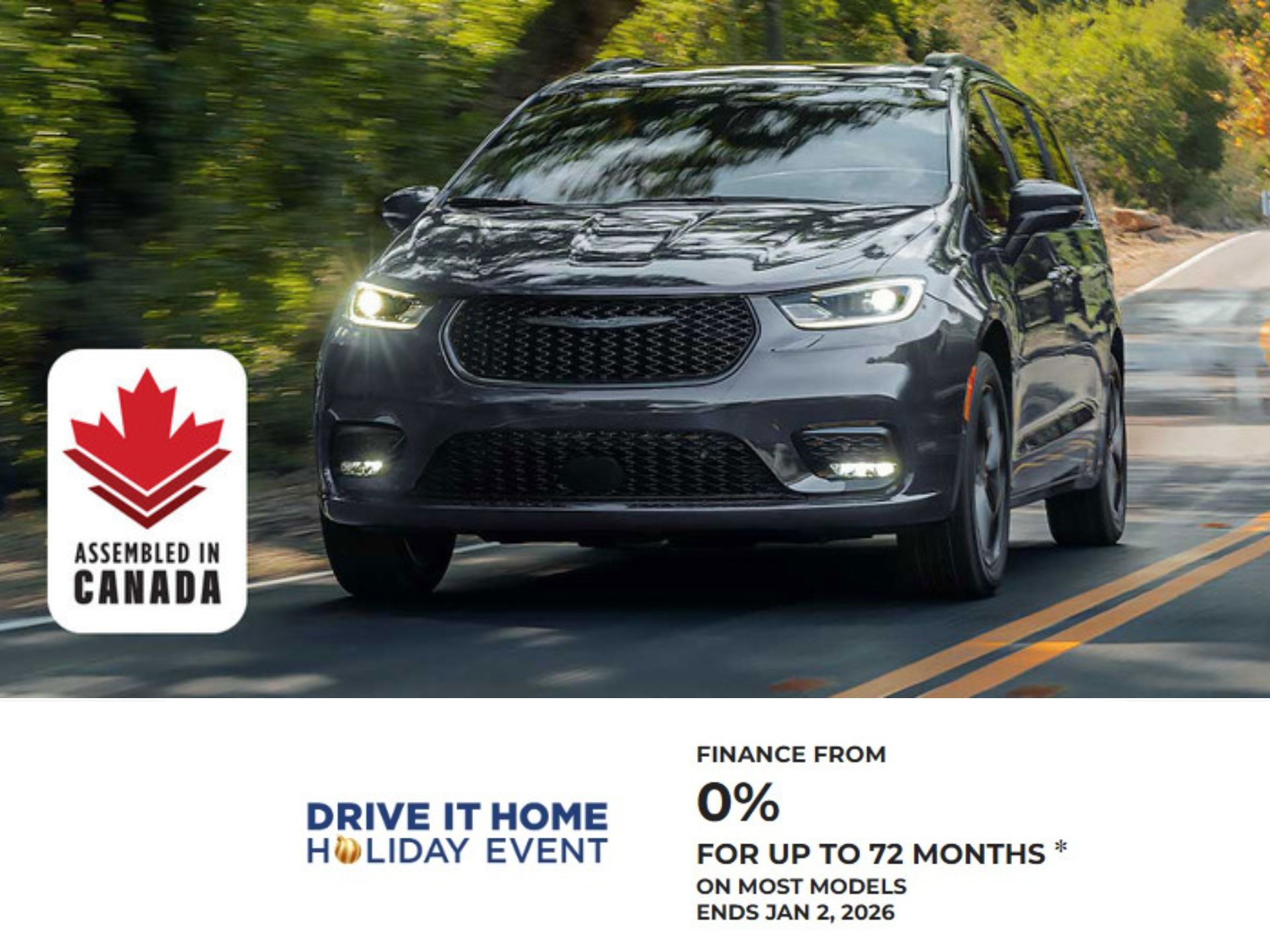 ‘Tis the season for BIG savings at Unique Chrysler 🎁✨ The Drive It Home Holiday Event is ON and the deals are unreal: 🚙 Jeep Grand Cherokee Summit → 0% financing for up to 72 months OAC* 🛻 Ram 1500 Big Horn 4x4 Crew Cab (Off-Roader Value Pkg) → 0% financing for up to 72 months OAC* 🔥 Dodge Durango → Get up to $9,500 in Holiday Cash* 🚐 Chrysler Pacifica – Assembled in Canada 🇨🇦 → 0% financing for up to 72 months on most models OAC* Ready to upgrade your sleigh? 🎅 Swing by the showroom, send us a message, or book a test drive today and lock in your December incentives before January 2, 2026! https://www.uniquechrysler.com/monthly-incentives/ *On approved credit. Conditions apply. See dealer for full details. #UniqueChrysler #DriveItHomeHolidayEvent #ZeroPercent #HolidaySavings #DecemberDeals #JeepLife #GrandCherokee #Ram1500 #DodgeDurango #ChryslerPacifica #BurlingtonON #ShopLocal #CarNationCanada #hamon #burlont #oakville #brantford #hamilton #toronto #burlington #mississauga #brampton #brantford