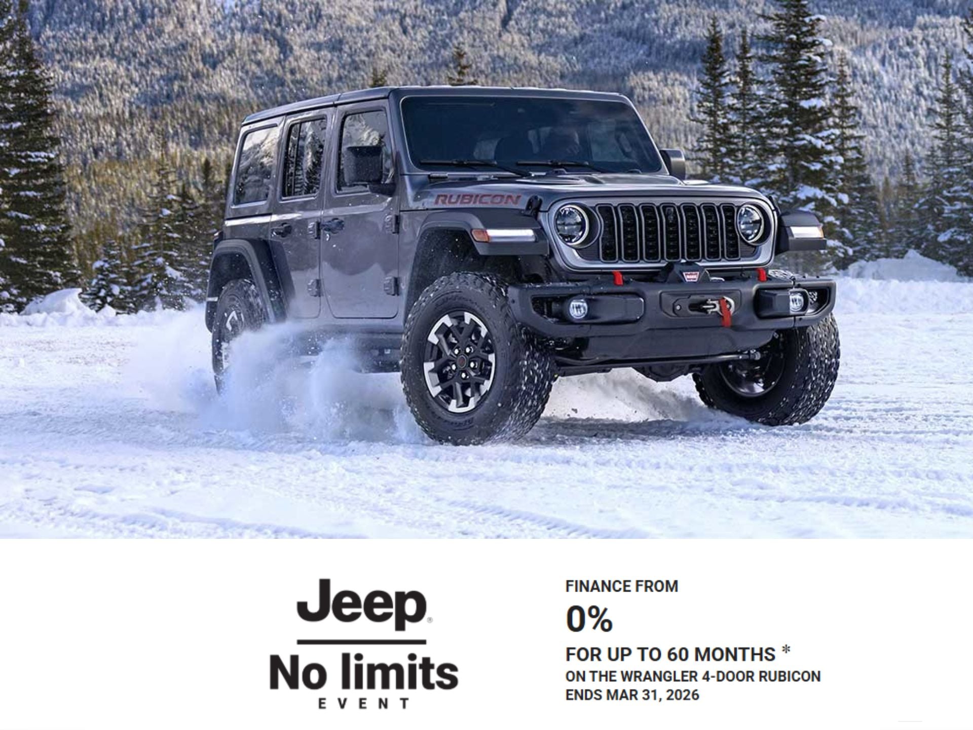 March 4x4 Winter Event: Unbeatable Incentives in Burlington! ❄️🔥 The March offers are officially here at Unique Chrysler, and we’ve loaded the month with zero-interest financing and massive savings across our most popular lineup. Whether you need heavy-duty power or a smarter family commute, now is the time to lock in your rate. March 2026 Featured Offers: 💨 Dodge Durango — Save up to $9,000 in total incentives! Get high-performance power and SRT-inspired style with space for the entire crew. 👉 Shop Durango 👨‍👩‍👧‍👦 Chrysler Pacifica — 0% Financing for up to 72 Months (OAC)! Drive the ultimate family vehicle with zero cost of borrowing. Space, safety, and savings all in one. 👉 Shop Pacifica 🛠️ Ram 2500 — 0% Financing for up to 72 Months (OAC)! The heavy-duty workhorse you’ve been waiting for is now available with zero interest. Upgrade your capability today. 👉 Shop Ram 2500 🌲 Jeep Wrangler Rubicon — 0% Financing for up to 60 Months (OAC)! Take the off-road king home with five full years of zero-interest financing. Your next adventure starts here. 👉 Shop Wrangler Hurry—these March incentives expire March 31, 2026! 📍 Visit Unique Chrysler in Burlington today to test drive your next vehicle and take advantage of these limited-time rates.