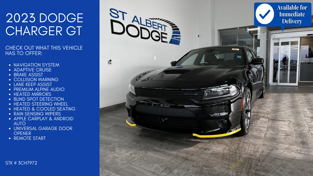 New 2023 Dodge Charger is for Sale at St. Albert Dodge {With Video}