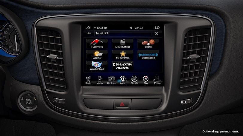 New Chrysler 200 Sedan Infotainment System