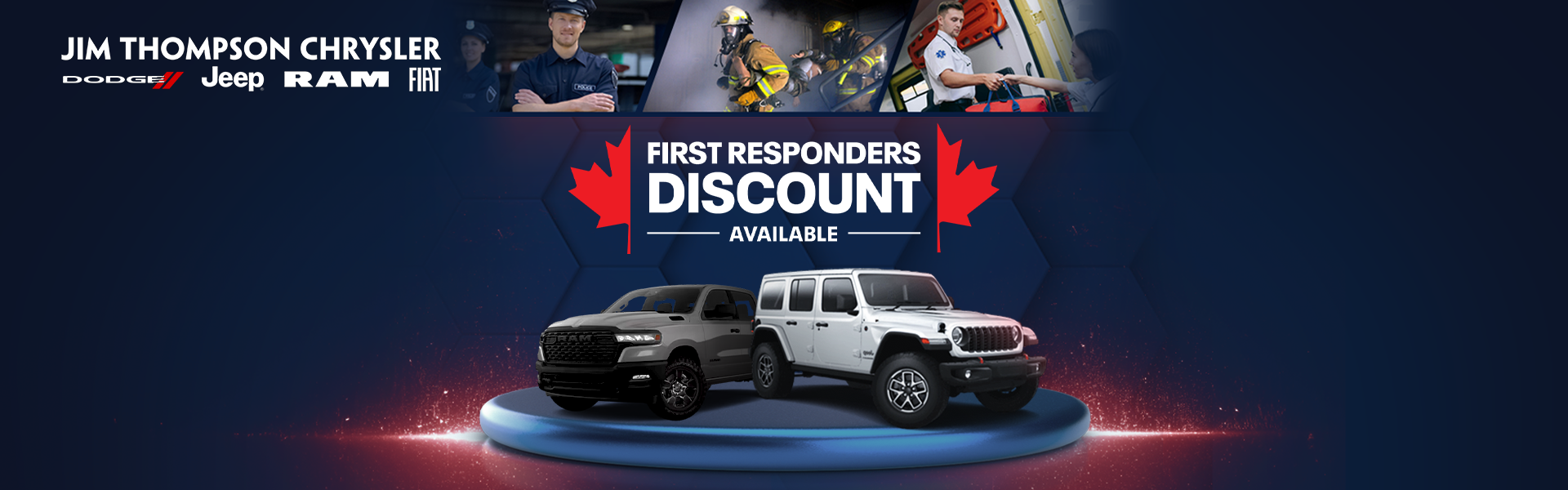 First Responders Discount banner