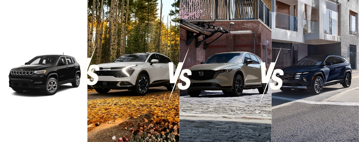 Jeep Compass vs Kia Sportage vs Mazda CX-5 vs Hyundai Tucson: Which Compact SUV Wins in Kingston?