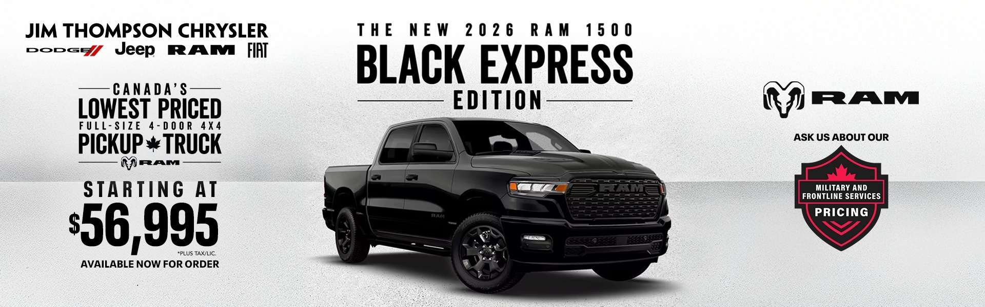 2026 Ram 1500 Black Express