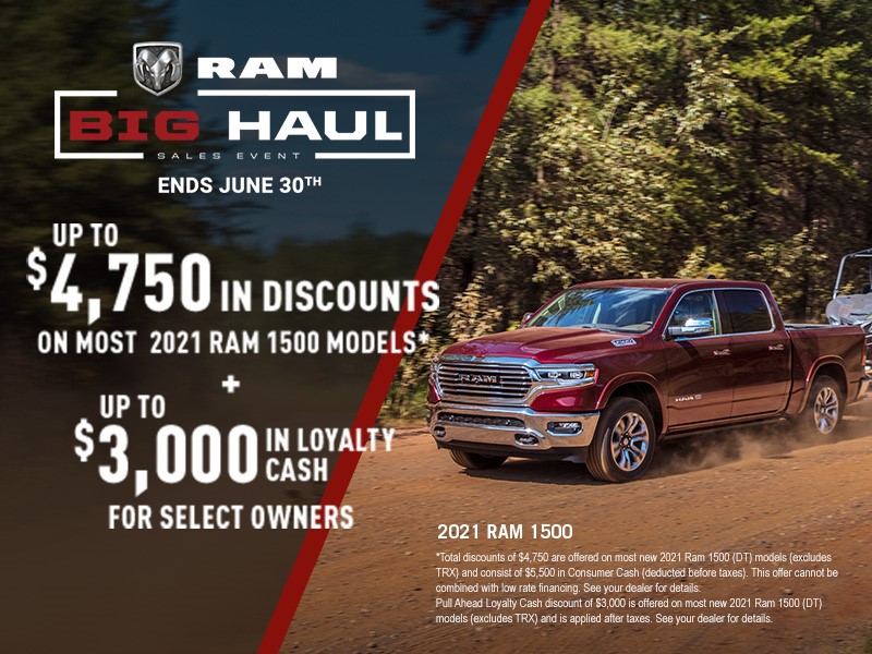 2021 Ram 1500 Classic Promotion