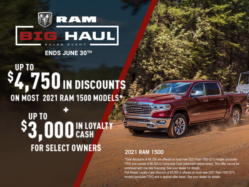 2021 Ram 1500 Promotion