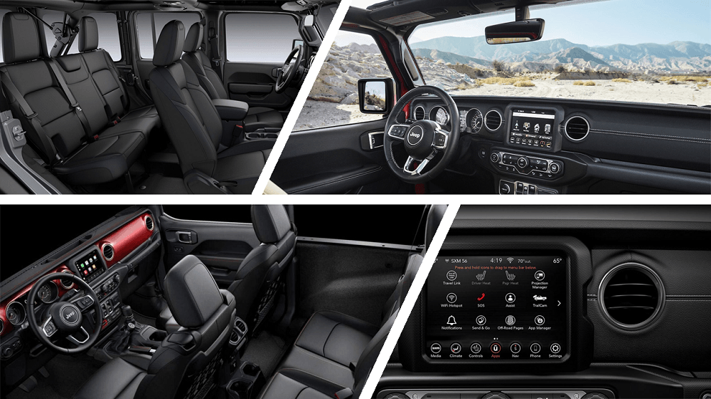 2020 Jeep Wrangler Unlimited Rubicon Interior Look