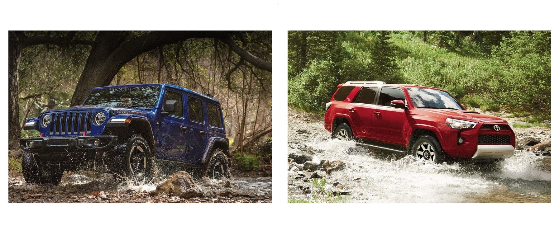 Jeep Wrangler vs Toyota 4runner