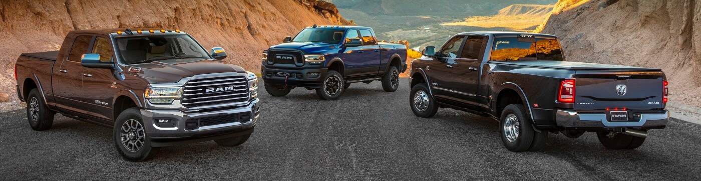 3 Dodge Ram Trucks