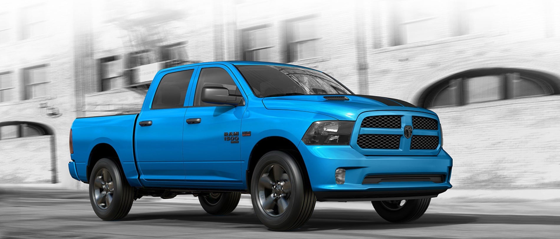 2019 Ram 1500 Blue at Village Chrysler - Certified Pre-Owned Vehicles Are Protected