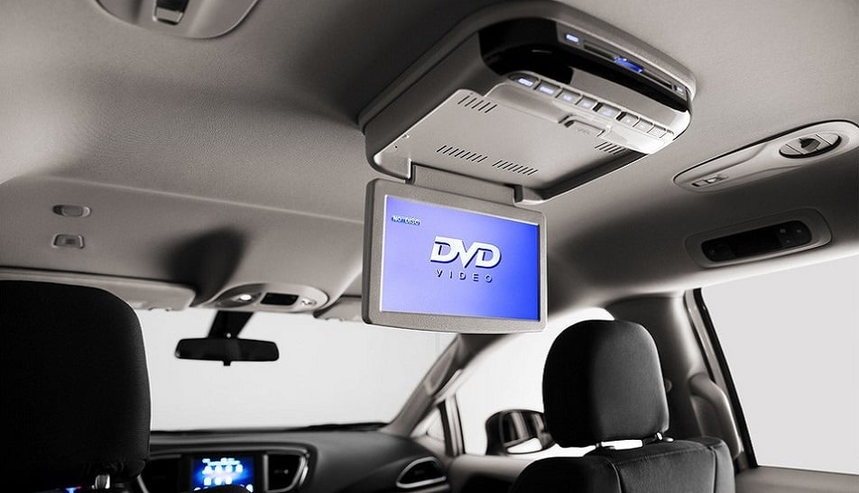 2017 dodge caravan dvd hot sale system