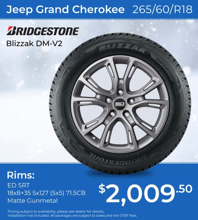 Jeep Grand Cherokee Bridgestone Blizzak DM-V2