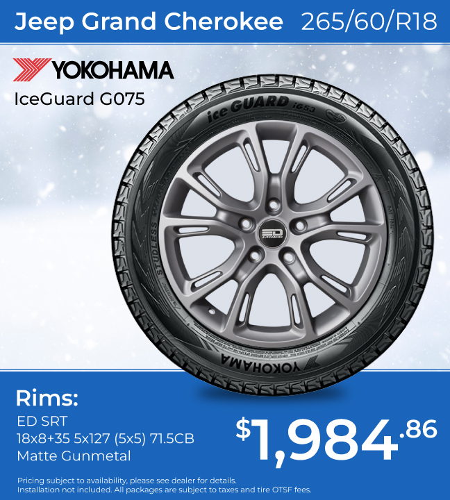 Jeep Grand Cherokee Yokohama IceGuard G075