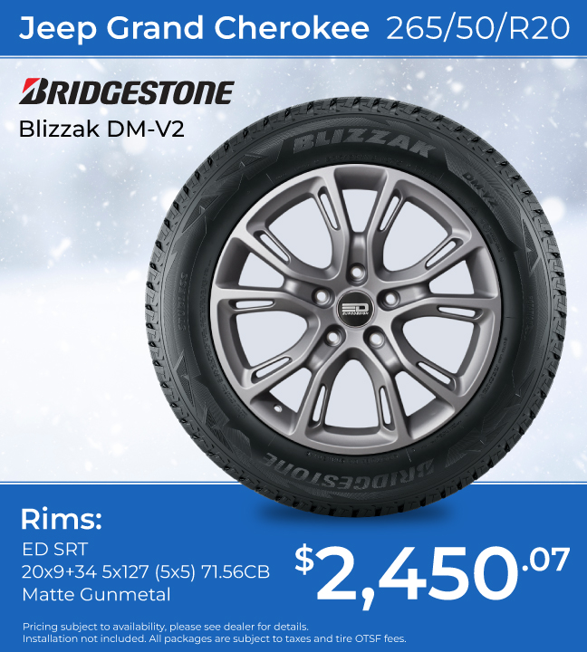 Jeep Grand Cherokee Bridgestone Blizzak DM-V2