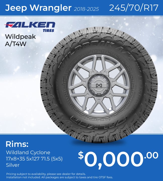 Jeep Wrangler Falken Wildpeak A/T4W