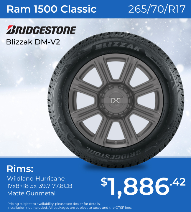 Ram 1500 Classic Bridgestone Blizzak DM-V2