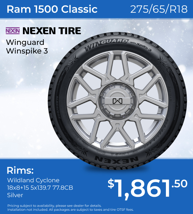 Ram 1500 Classic Nexen Tire Winguard Winspike 3