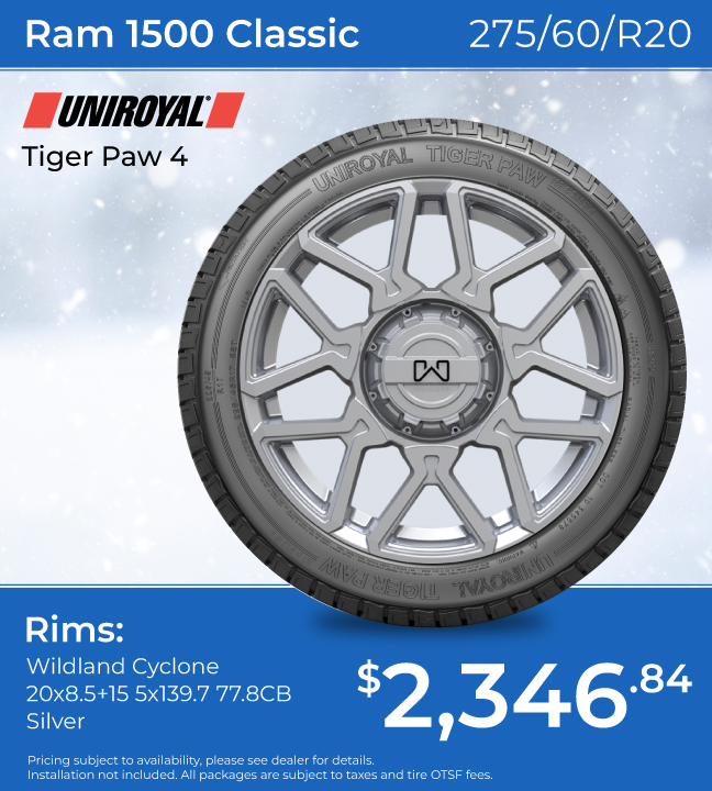 Ram 1500 Classic Uniroyal Tigar Paw 4