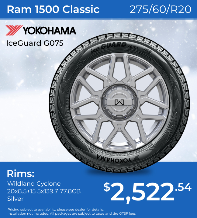 Ram 1500 Classic Yokohama IceGuard G075