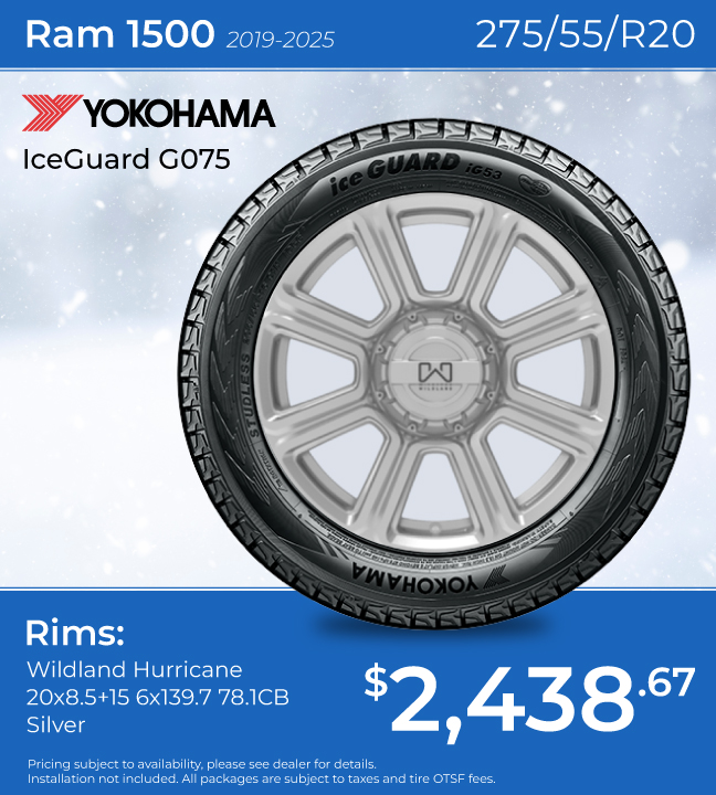 Ram 1500 Yokohama IceGuard G075