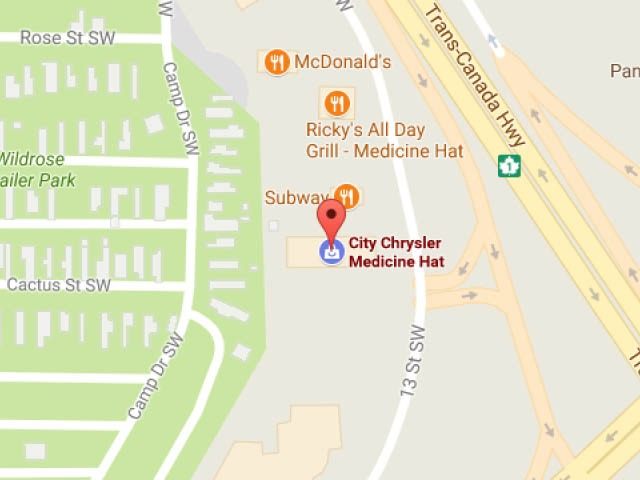 City Chrysler map