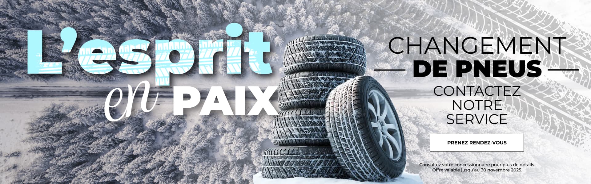 Promo de service - L'esprit en paix