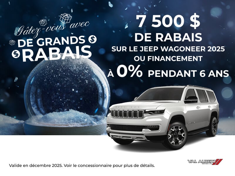 Jeep Wagoneer 2025 - Promo de décembre