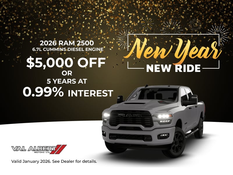 2026 RAM 2500 - January Promo