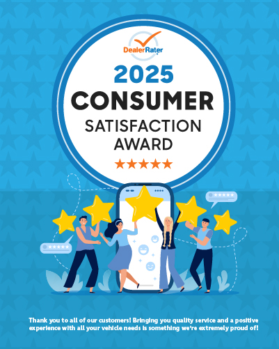 Great West Chrysler - 2025 DealerRater Consumer Satisfaction Award - Promo Image Great West Chrysler - 2025 DealerRater Consumer Satisfaction Award - Promo Image
