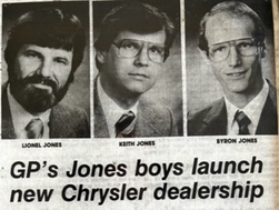 GPs Jones boys launch new Chrysler dealership