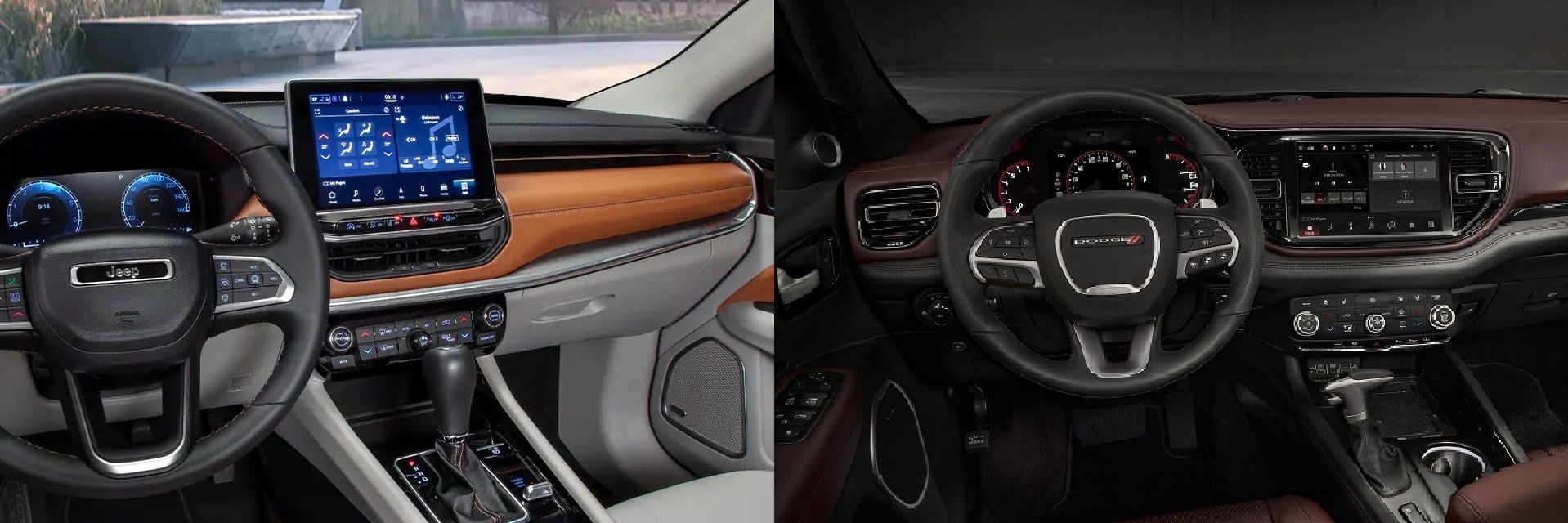 2023 Jeep Compass vs. Cherokee  Interior, Performance, & Technology